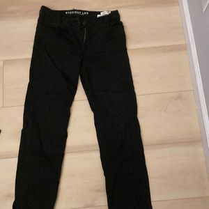 M&S black straight jeans